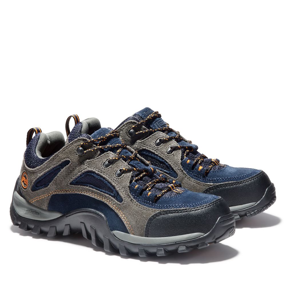 Timberland Mens Work Shoes PRO® Mudsill Steel Toe - Grey/Blue - India XM4013256